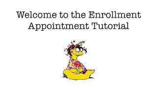 Enrollment Appointment Tutorial 2017 [upl. by Maag234]