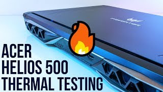 Acer Predator Helios 500 Thermal Testing  Undervolting and Overclocking [upl. by Adnawaj]