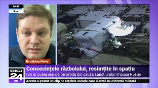 Rusia Sancţiunile economice ar putea provoca ieşirea de pe orbită a Staţiei Spaţiale Internaţionale [upl. by Eelirem]