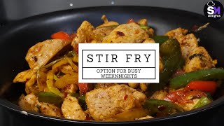 HOMEMADE CHICKEN STIR FRY RECIPE  EASY FAST amp DELICIOUS SK Delights [upl. by Kalman]