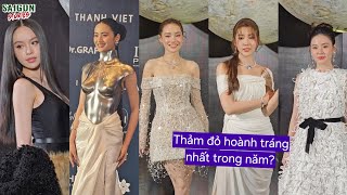 Full thảm đỏ show Hà Thanh Việt Ý Nhi diện váy gây tranh cãiNhã PhươngThúy Ngân và dàn sao đọ sắc [upl. by Ittak771]