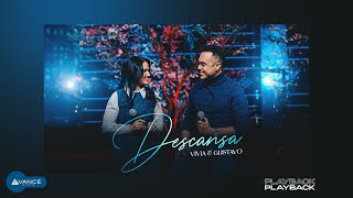 Vívia e Gustavo  Descansa Playback Com Letra [upl. by Einyaj]