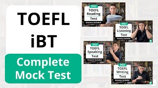 TOEFL iBT Complete Mock Test with Answers TST Prep Test 12 [upl. by Marcoux]