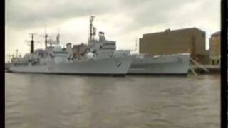 Warship  HMS Belfast  Thames news 1987 [upl. by Murray306]