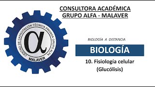 10 Fisiología celular Glucolisis Vía aerobia Vía anaerobia [upl. by Harutek423]