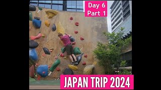 I went rock climbing in Tokyo  Japan Adventure 2024 Day 6 Part 1 [upl. by Ellenehc]