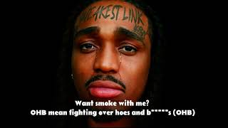 Quavo  Over H amp Bs Chris Brown Diss  Lyric Video [upl. by Outlaw]