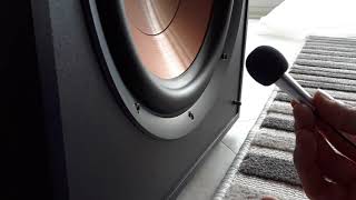 NEW SUBWOOFER klipsch r100sw BASS TEST [upl. by Anivid]