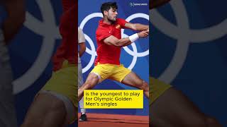 DJOKOVIC SETS UP OLYMPIC FINAL WITH ALCARAZ alcaraz djokovic olympics parisolympics2024 tennis [upl. by Ayalat]