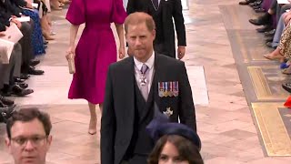 Prince Harry Arrives to King Charles Coronation [upl. by Lemraj73]