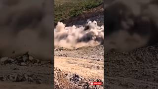 Explosive Rock Blasting in Action dynamite [upl. by Lanod]