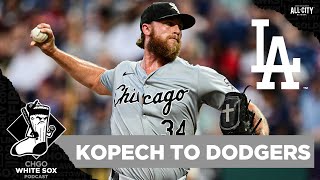 Michael Kopech speaks after being traded to the Los Angeles Dodgers  CHGO White Sox Podcast [upl. by Lili762]