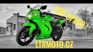 MOTOVLOG 35  Kawasaki Ninja 250R  Top Speed   Terezka  Ltrmotocz [upl. by Nhguaved]