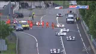 BFM TV  24 Heures du Mans  le drame Simonsen  2206 [upl. by Yalahs]