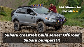 Offroad Subaru crosstrek build series part 4 offroad bumpers for your Subaru [upl. by Adnawt458]