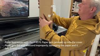 Epson SC P9570 Critical Paper Loading Errors [upl. by Nade]