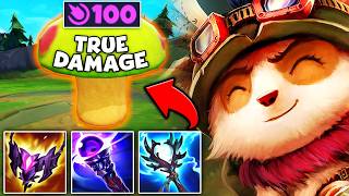 TEEMO BUT I BUILD EVERY MAGIC PEN ITEM IN THE GAME TRUE DAMAGE SHROOMS [upl. by Enirrok]