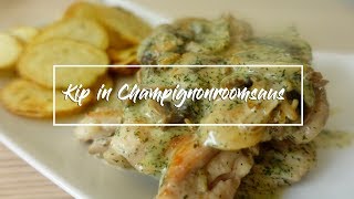 117 Gerechten met 5 Ingredienten voor na een dag werken  Kipfilet met Champignonsaus  Foodbomb [upl. by Artenal]