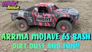 ARRMA MOJAVE HITS THE MOTOCROSS TRACK [upl. by Eelarbed714]