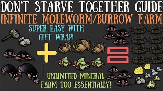 Infinite MolewormBurrow Duplication Unlimited Minerals  Dont Starve Together Quick Bit Guide [upl. by Boony]