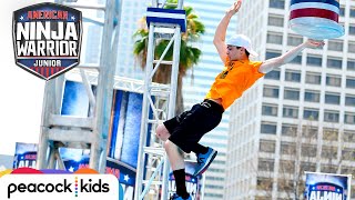 AMERICAN NINJA WARRIOR JUNIOR  The Fastest Race EVER 1314 Year Old Semifinalists [upl. by Wettam]