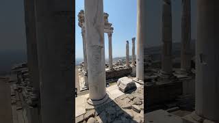 Exploring the ancient Greek city of Pergamon in Turkey travel travelonworld history shorts [upl. by Einalem428]