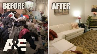 Hoarders “I Hate It” Hoarder Upset Over Cleaned Up House  AampE [upl. by Eibmab]