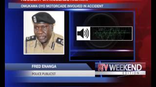 Omukama Oyo motorcade involved in accident [upl. by Everest615]