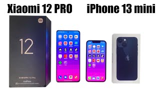 Xiaomi 12 PRO vs iPhone 13 mini SPEED TEST [upl. by Akimik]