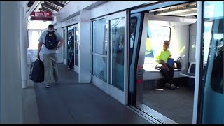 AirTrain SFO Red Line Garage G BART  Terminal 2 [upl. by Aramahs]