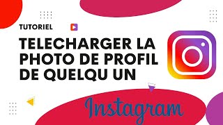 Comment telecharger la photo de profil Instagram de quelqu un [upl. by Ancelin]