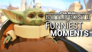 Star Wars Battlefront 2 Funniest Moments [upl. by Ahsyas225]