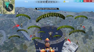 Only Bimaskti Tower Challenge  49 Airdrop In Last Zone 😂 Funny  Wtf Moment Garena Free Fire [upl. by Atiana13]