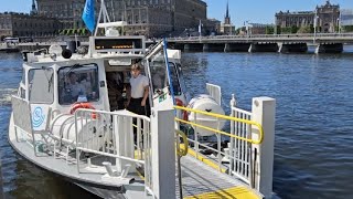 En tur med den nya SL peningbåt linje 84 Ålstäket via Norra Langö ⛴️ [upl. by Aibara]