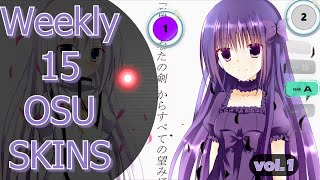 weekly osu skins vol1 [upl. by Porte]