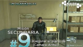 Secundaria 9  Asegurar el plano de CamaraArma  Metal Gear 5 Phantom Pain PC [upl. by Anitsyrhk868]