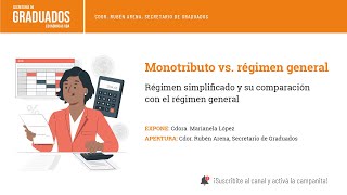 MONOTRIBUTO VS RÉGIMEN GENERAL  Económicas UBA [upl. by Samford722]