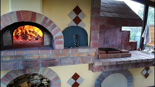 Costruzione Forno a Legna e Barbecue dell Etna [upl. by Matthus]