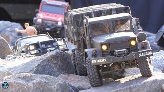 RC Model CrossRC HC6 US Army Truck 6x6 in Action [upl. by Cinelli]