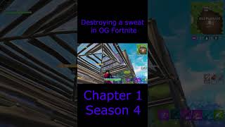 Destroying a sweat in OG Fortnite fortniteclips fortnite ogfortnite [upl. by Smada]