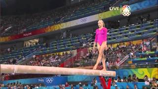 Nastia Liukin  Balance Beam  2008 Olympics All Around [upl. by Resay]