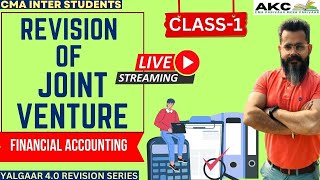 REVISION OF JOINT VENTUREFINANCIAL ACCOUNTINGNEW amp OLD SYLLABUSDEC23 EXAMCMA INTER STUDENTS [upl. by Ardnala]