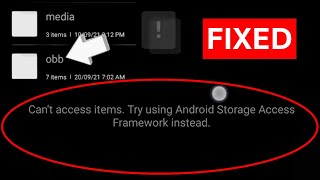 How to Fix OBB Folder Not Showing in Android [upl. by Rennug]