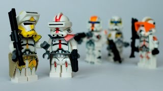 LEGO Star Wars custom Cody Delta Squad Bly and Deviss [upl. by Ahsienad]