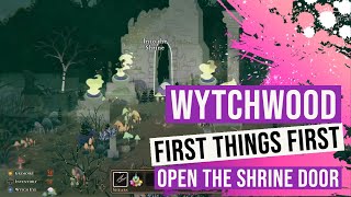 Wytchwood  Part 1  First Things First  Open The Shrine Door Walkthrough Gameplay 100 wytchwood [upl. by Conlen]