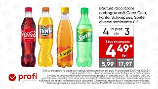 La Profi găsești o mulțime de oferte Acum ai Coca Cola Fanta Schweppes Sprite 4 la preț de 3 [upl. by Nakasuji]