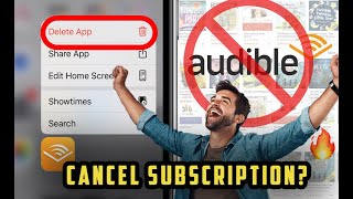 CANCEL AUDIBLE How To Download AUDIO BOOKS for FREE Your iPhone EASY [upl. by Munro160]