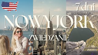 Nowy Jork  7 Dni Przygód w USA 4K 🇺🇸 Helikopter 🚁  Vlog Rodzinny 2024 🌆 [upl. by Suk]