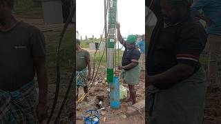 Taro 15Hp Motor 12 Stage Pumpset Installation tamil [upl. by Rentsch]