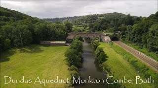 Dundas Aqueduct Monkton Combe Bath UK [upl. by Aeneg]